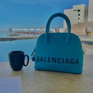 Balenciaga bag - blue - slightly used. Taken on vacation 1-2 times.